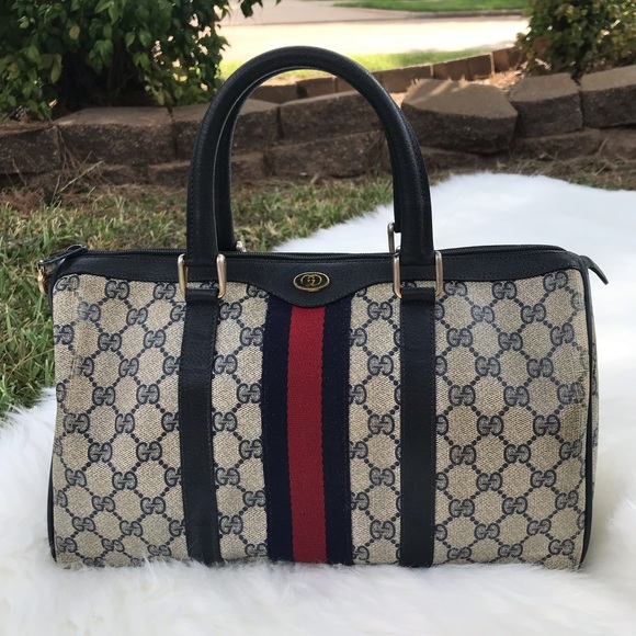 Gucci Handbags - GUCCI vintage monogram Boston bag